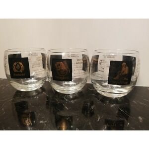 Vintage Zodiac Horoscope Glases - Set of 3